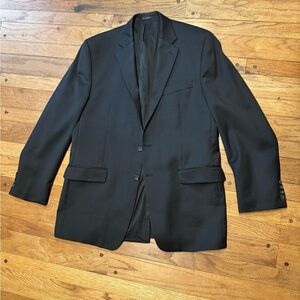 Ralph Lauren Classic Black Sport Coat, Made in Canada, 100% Wool